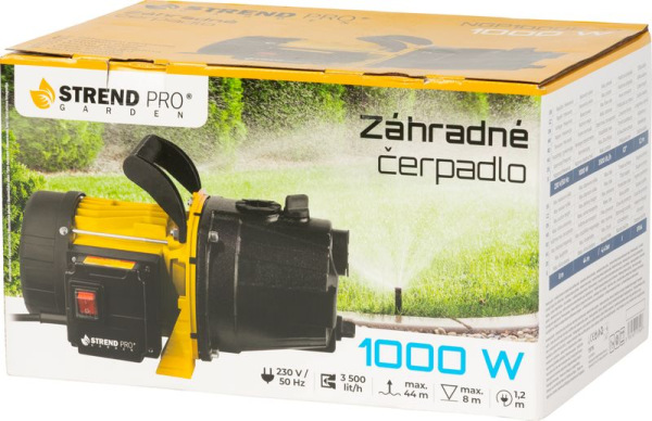Čerpadlo Strend Pro Garden, NGP1000E-T1, záhradné, 1000W, 3500 lit./h 2