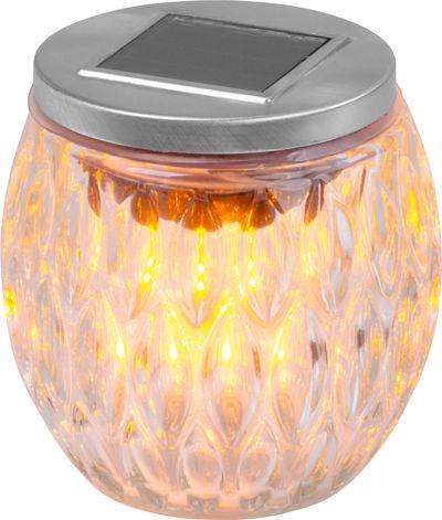 Lampa Strend Pro Garden, solárna, efekt plameňa, 6x LED, teplá biela, 10x10 cm, Sellbox 6 ks 1