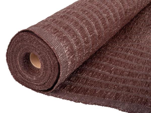 Tkanina tieniaca BrownDecor W101, 2x10 m, UV, 230 g/m2, 95% hnedá