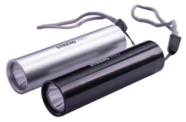 Svietidlo Strend Pro Flashlight NX1051, 50 lm, USB nabíjanie, čierna/strieborná, 77x19 mm, Sellbox 2