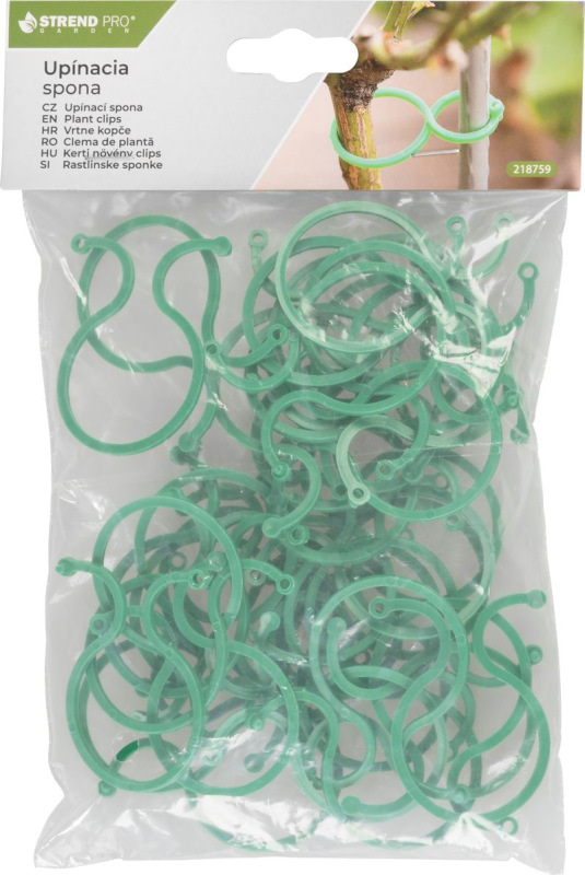 Upínacia spona Strend Pro Garden, 57x40 mm, bal. 40 ks 2