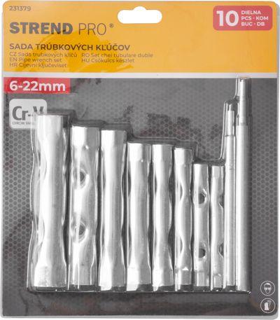 Sada trubkových kľúčov Strend Pro WT3008, 10 dielna, 6-22 mm