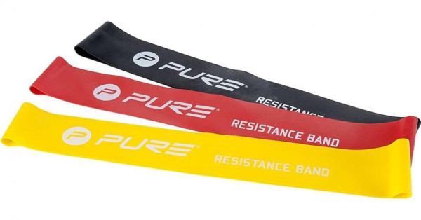Pure2Improve Odporová fitnes aerobic guma P2I SET 3 ks - 30 x 5 cm