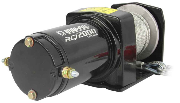 Naviják elektrický 907kg, 12V, dĺžka lana 14 m, priemer 4 mm, MAR-POL 4