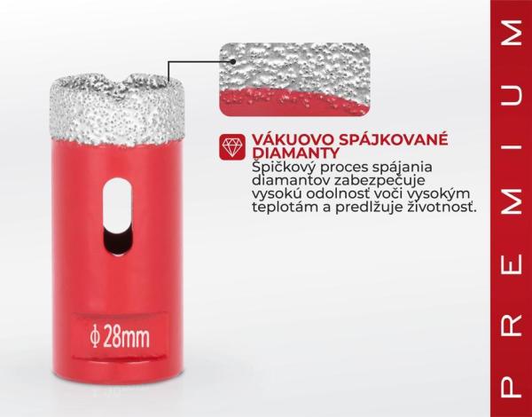 Vyrezávač Strend Pro Premium DCB11, 28 mm, M14, korunka, diamant, professional 2