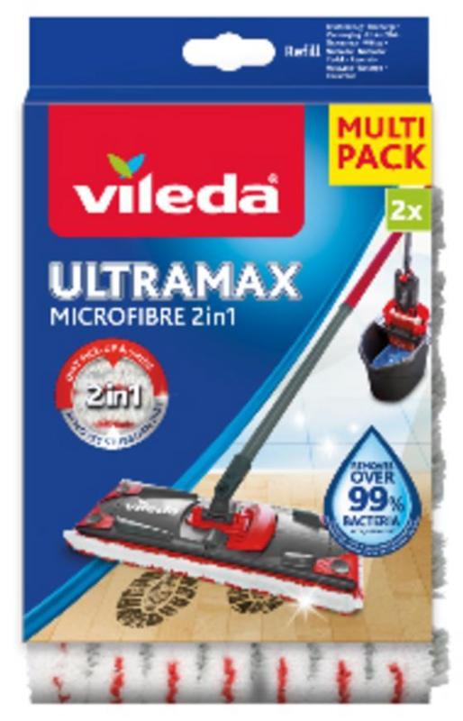 Handra na mop Vileda Ultramax Microfibre 2v1, bal. 2 ks, náhradná