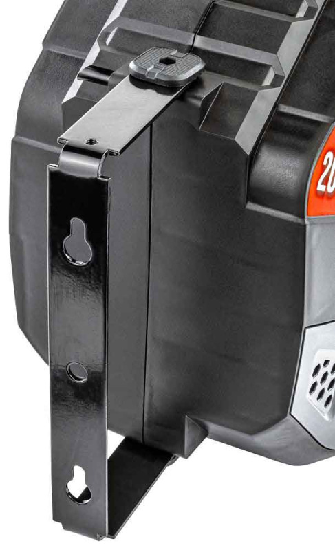 Samonavíjací závesný bubon s hadicou na vzduch, 8 x 12 mm, dĺžka 20 m, POWERMAT 19