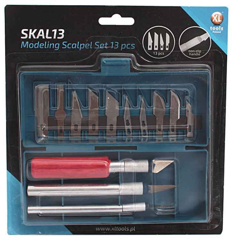 Sada modelárskych skalpelov 13-dielna, XL-TOOLS 5