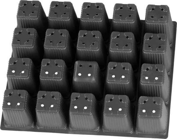 Sadbovač Strend Pro, na priesady, 6,4x6,4x7,8 cm, 20 priesad, odlamovaci 2