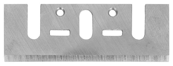 Hobľovací nôž 82x25x3 mm s drážkami a otvormi, sada 2 ks, GEKO 1