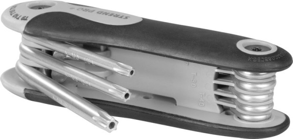 Sada kľúčov Strend Pro HK0208, 8 dielna, Torx, sklápacia, zástrčná 4