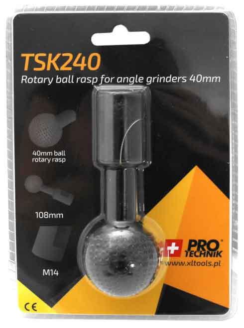 Rašpľa do uhlovej brúsky, priemer 40 mm, uchytenie M14, XL-TOOLS 9