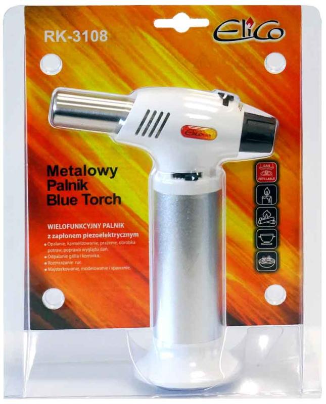 Kovový plynový horák Blue Torch RK-3108, ELICO 3