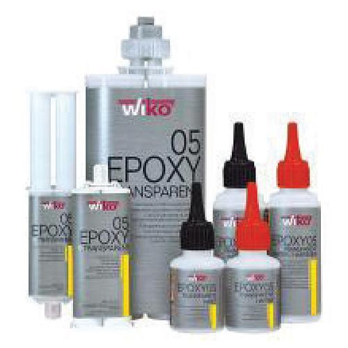 Lepidlo Wiko® 2K EPOXY TRANSPARENTNÉ 5, EPOT5.S25 25 ml, striekačka + tryska