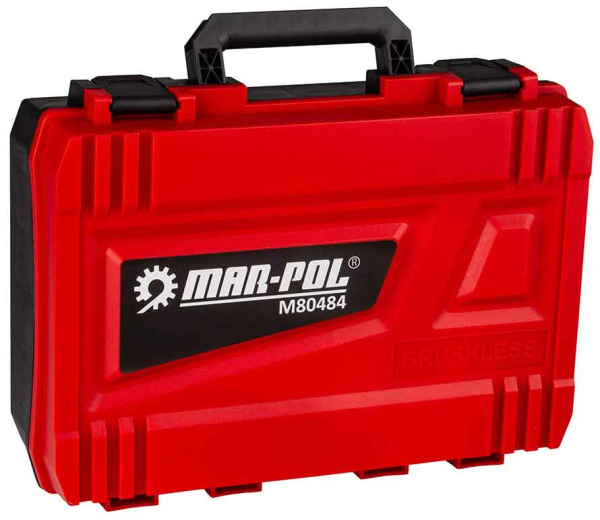 Akumulátorový vŕtací skrutkovač, 2x 4Ah batéria, 1x nabíjačka, 120Nm, MAR-POL 15