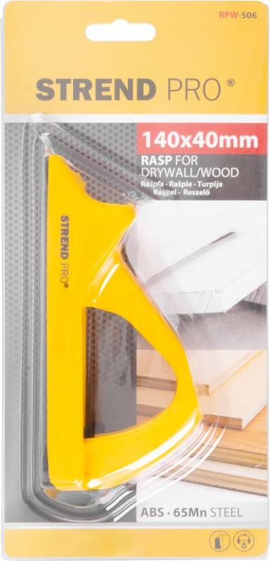 Rašpľa Strend Pro RPW-506, 140x40 mm, sadrokartón a drevo 4