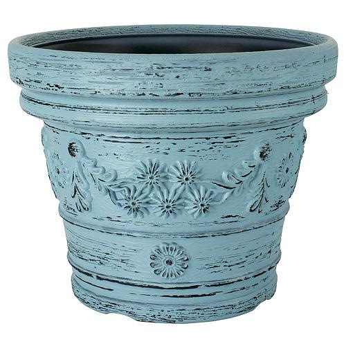 Kvetinac DECORA 390/310 mm, Ocean Blue, 19 lit