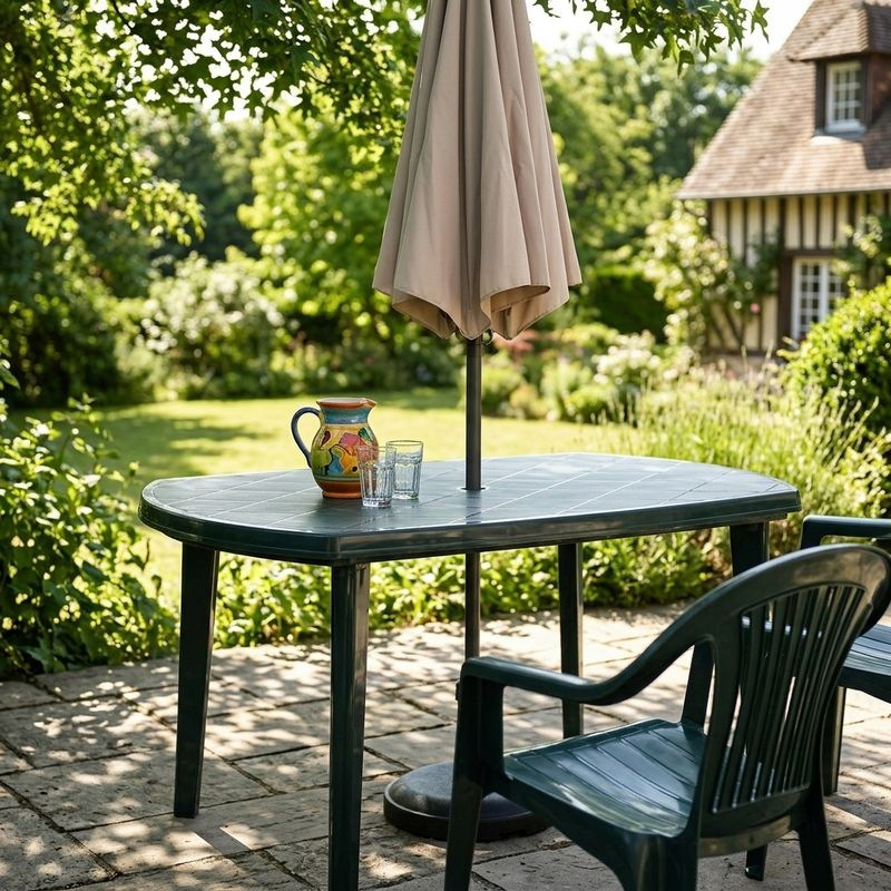 Stôl Curver® ELISE, zelený, plastový 1