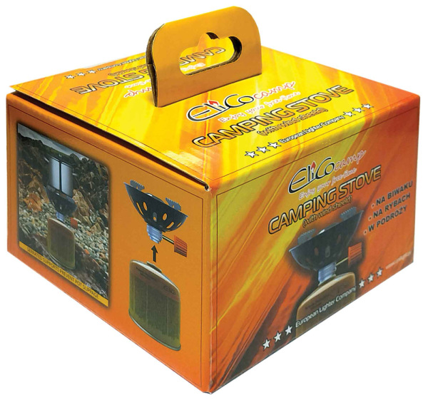 Kempingový varič WIND SHIELD s reguláciou, pripojenie na závit 7/16", ELICO 3