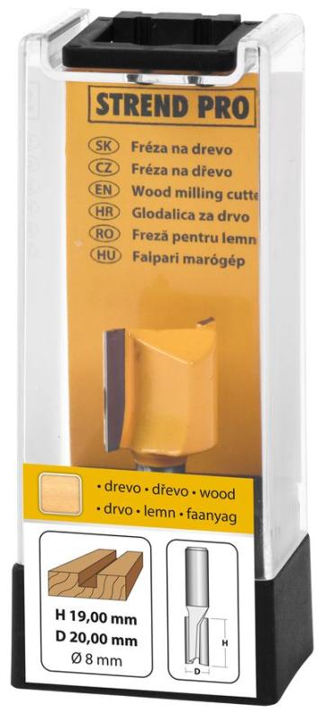 Fréza do dreva Strend Pro S12 mm, YC0204, frézka do hornej frézy, D12 H25 1