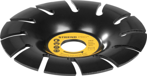 Kotúč Strend Pro, rašpľový, 125 mm, na drevo, do uhlovej brúsky 1