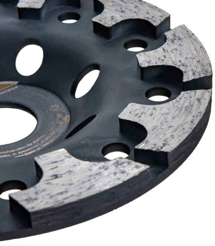 Brúsny diamantový kotúč 125x5x22,23 mm, segmentový typ-T, PROFI, TVARDY 2