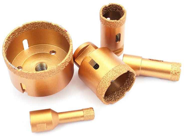 Vrták diamantový korunkový, závit M14 do uhlovej brúsky priemer 8 mm, XL-TOOLS 4