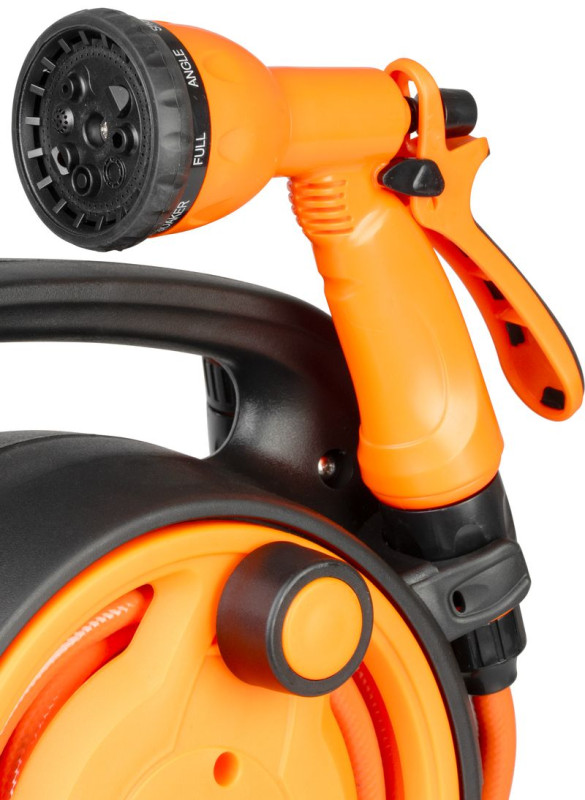 Navíjač Strend Pro Garden, so záhradnou hadicou, pištoľ, 10m, 5/16" 2