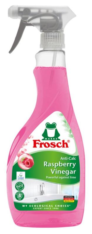 Čistič Frosch, na vodný kameň, s malinovým octom, 500 ml