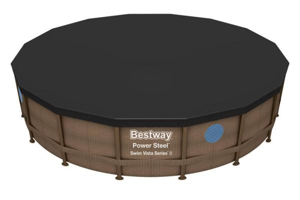 Plachta Bestway® FlowClear™, 58249, čierna, bazénová, 488 cm 3