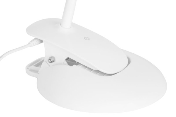 Lampa LED, stolná, stmievateľná, 2v1, biela, podstavec aj kryt, 3 farebné kryty, 5 W, 4000 K 3