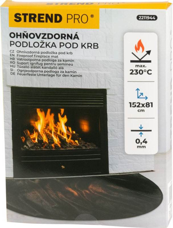 Podložka pod krb Strend Pro, max 230°C, 152x81 cm, hrúbka 0,4 mm 2