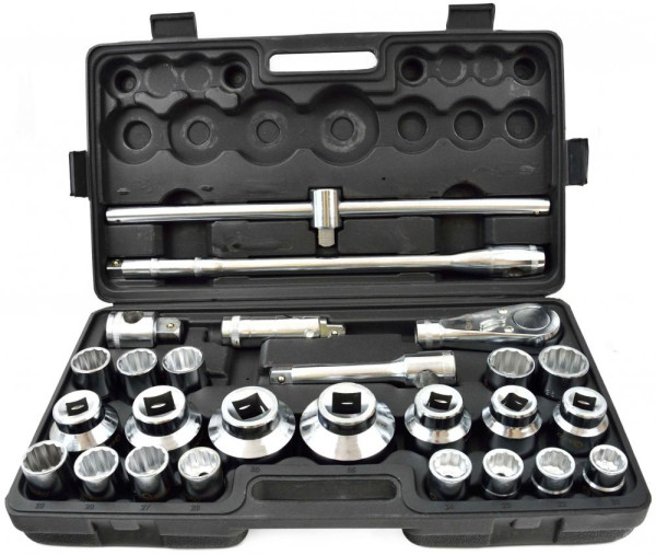 Gola sada 3/4" 26-dielna, 12-HRAN, 21-65 mm, GEKO
