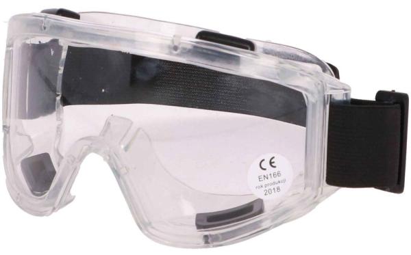 Ochranné okuliare PROTECT2U, bezfarebné s ochranou po obvode, EGA