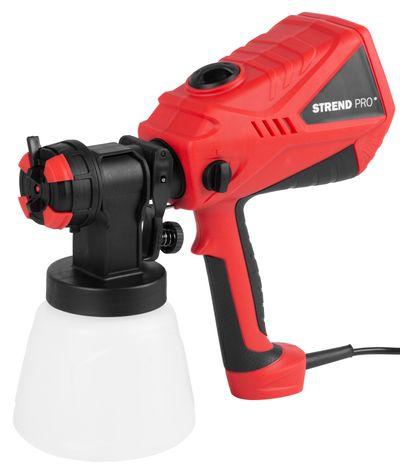 Pištoľ Strend Pro, na farbu, striekacia, s nádobkou, 600 W, 22 KPa, 1000 ml 1