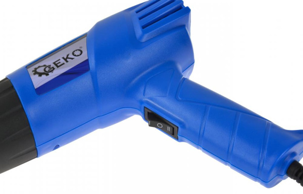 Teplovzdušná pištoľ 2.000 W, 4 dýzy, 2 stupne teploty, 350/550 C°, GEKO 6