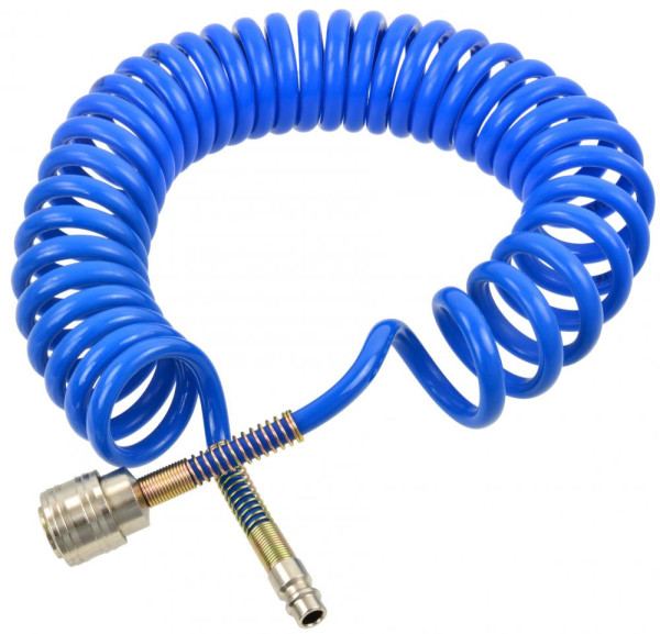 Hadica špirálová s rýchlospojkami STOP PU 5/8 mm 15 m, GEKO