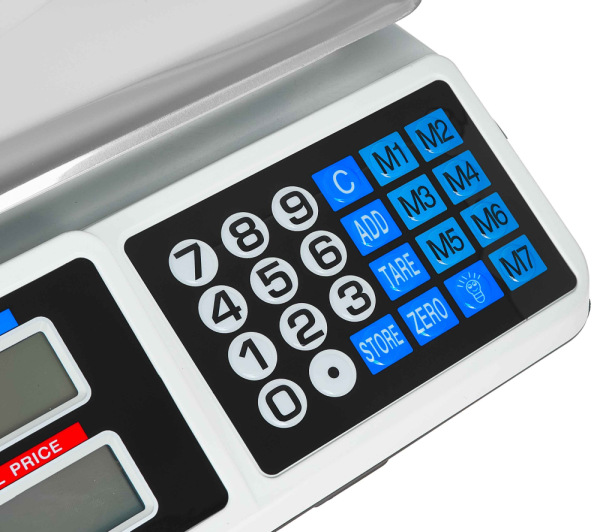 Digitálna stolná váha do 40 kg, plocha váženia 33 x 23 cm, GEKO 5