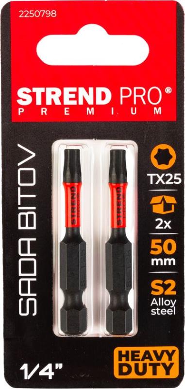 Bit Strend Pro Premium Torx, T 25, bal. 2 ks