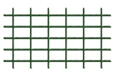 Mriežka Garden MEK6 145x42,5 cm, 4/4,7 mm, PVC/oceľ, oporná na kvety, zelená, záhradnícka