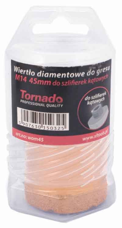 Vrták diamantový korunkový, závit M14 do uhlovej brúsky priemer 6 mm, XL-TOOLS 4