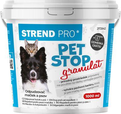 Odpudzovač Strend Pro PET STOP, granulát, 1000 ml, prírodný plašič psov, na mačky, na psy, odplašova