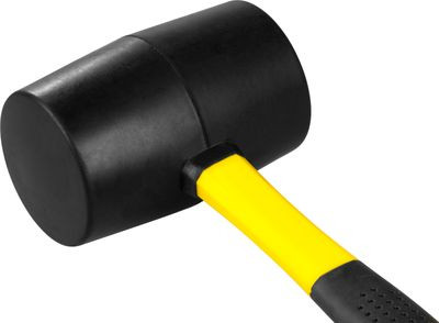 Kladivo Strend Pro HM211 900 g, gumené, BlackHead, PVC rúčka, TPR,dĺžka násady 350mm 2