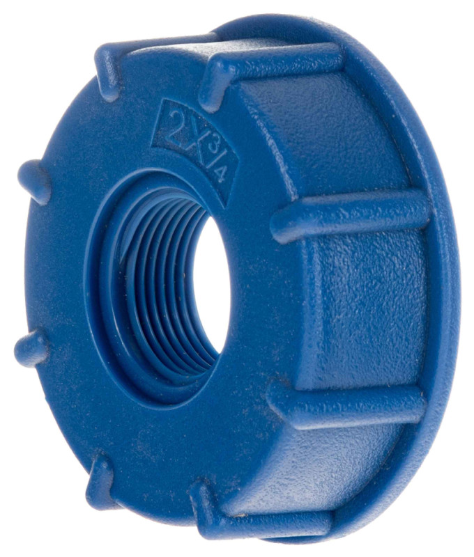 Plastová príruba pre nádrž Mauser 1000 l, závit 3/4", GEKO
