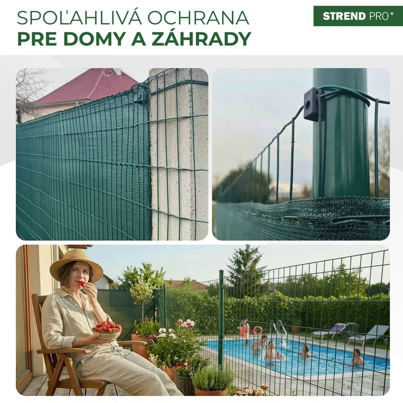 Pletivo EUROPLAST 1, 800/100x50/2,20 mm, zelené, RAL 6005, Zn+PVC, ohradové, bal. 10 m 7