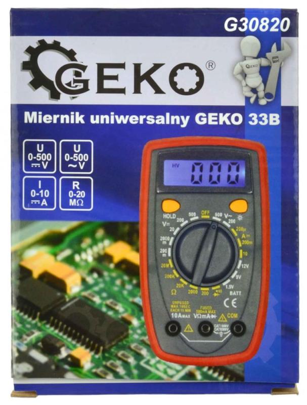 Digitálny multimeter GEKO 33 B 1