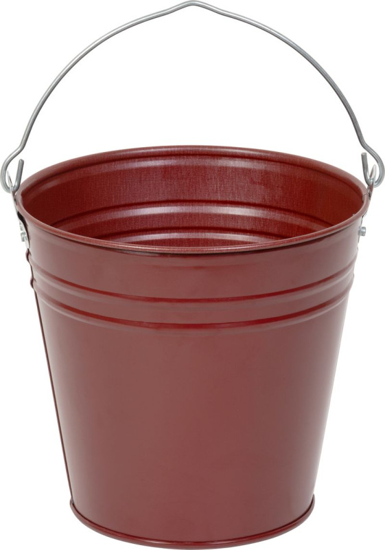 Vedro Aix Caldari 7 lit, Zn, kovové, pozinkované, bordový náter 1