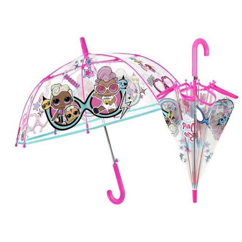 PERLETTI® Detský automatický dáždnik L.O.L. Surprise Transparent, 75072