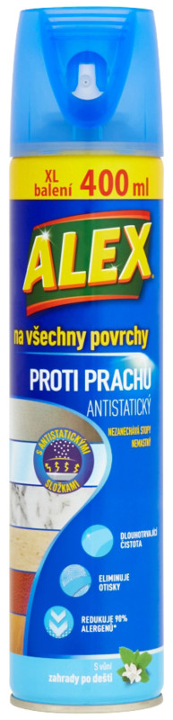 Čistič Alex, proti prachu Jasmín, aerosol, sprej 400 ml
