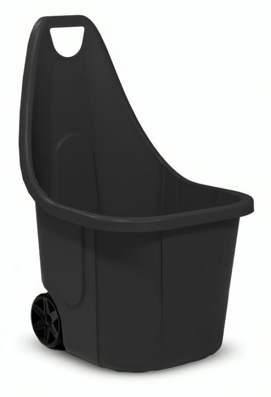 Vozík Blumax CADDY, 60 lit., 50x60x84 cm, čierny, na záhradný odpad